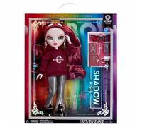 RAINBOW HIGH Shadow High Series 3 - Scarlett - Poupée Mannequin Bordeaux - Tenue à la Mode et + de 10 Accessoires de Jeu Colorés - Idéal pour Les Enfants de 4 à 12 Ans et Les Collectionneurs