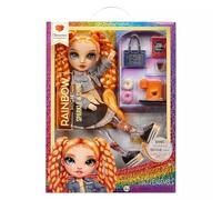 RAINBOW HIGH Sparkle and Shine - Clementine (Orange) - Poupée Mannequin de 28 cm avec des Paillettes Liquides dans Les Jambes, Secouez pour Les Voir Scintiller, Idéal pour Les Enfants de 4 à 12 Ans