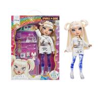 RAINBOW HIGH Sparkle & Shine Doll - Whitney - Poupée Mannequin de 28 cm avec Cheveux Blancs et Bulles Magiques dans Les Jambes, Couleur, Style, Jeu, À Collectionner, Enfants de 4 à 12 Ans et Plus