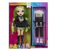 RAINBOW HIGH Style Icons Jade - Poupée de 28 cm avec de Longs Cheveux Brossables, Dotée d’Une Deuxième Tenue Assortie et d’Une Deuxième Paire de Chaussures, Articulée, avec 13 Points d'Articulation
