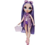 Rainbow High Swim & Style - Poupée mannequin ariculée 27 cm - Violet (Violet) - Maillot de bain + Paréo - a partir de 4 ans