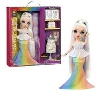 Rainbow High Tentpole PR Theme Doll - 1 robe de Gala et 1 tenue decontractée + accessoires et carnet de croquis G