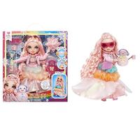 Rainbow High Winter Wonderland Bella - Poupée Rose Tendance de 27,9 cm avec Neige Magique cachée dans la Mode Qui se gonfle d'eau et kit de Bonhomme de Neige, Excellent Cadeau pour Les Enfants de 4 à