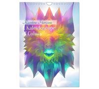 Rainbow Horizons Calendrier mural 2026 format A4 portrait CALVENDO 12 mois