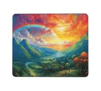 Rainbow in the Woods. Tapis de souris multi-tailles pour bureau, étude et jeu - Tapis de souris avec forte adhérence et surface épaisse et confortable