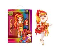 Rainbow Junior High Special Edition - Laurel DE-VIOUS - Poupée Mannequin Articulée de 22.86cm Rouge et Orange avec Accessoires et Sac à Dos Souple - Superbe Jouet pour Les Enfants de 4 à 12 Ans