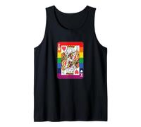Rainbow King of Hearts LGBTQ Pride - Carte Graphique Débardeur