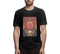 Rainbow Kitten Surprise Men's Comfortable Short Sleeve Shirts Crew Neck Fashion T-Shirt Summer Manches Courtes(Small)