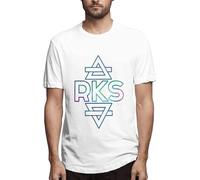 Rainbow Kitten Surprise Men's Comfortable Short Sleeve Shirts Crew Neck Fashion T-Shirt Summer Manches Courtes(XX-Large)