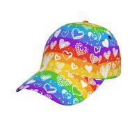 Rainbow LGBT Gay Pride Casquette de baseball unisexe LGBT réglable pour homme et femme, Rainbow LGBT-HHHH1, Taille unique