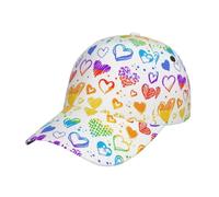 Rainbow LGBT Gay Pride Casquette de baseball unisexe LGBT réglable pour homme et femme, Rainbow LGBT-HHHH3, Taille unique