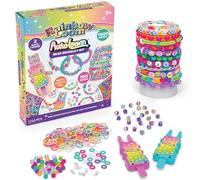 Rainbow Loom: Autoloom Twin - Kit de création de bracelets DIY, 1500 bandes en caoutchouc, 190 Beadmoji et perles Pony colorées, 2 AutoLooms, Activité de bijouterie, Pour enfants de 7 ans et plus