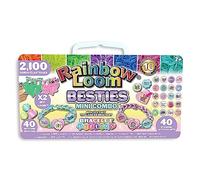 Rainbow Loom Bandai Loomi-Pals Besties Mini combo pour fabrication de bijoux | Kit de fabrication de bracelets d'amitié pour garçons et filles | Kit de bracelets en caoutchouc | Accessoires de