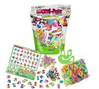 RAINBOW LOOM Bandai Loomi-Pals Collectibles - Création de bijoux dinosaures | Paquets de bracelets à tisser | Kit de fabrication de bracelets pour garçons et filles | Créez des accessoires avec des