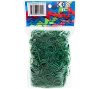 Rainbow Loom Bands Dark Green 600 bands & 24 C-clips by Rainbow Loom