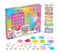 Rainbow Loom: Care Bears Cutetique : Sharing is Caring - 16 breloques, kit de bracelet en caoutchouc à faire soi-même, métier à tisser exclusif Cheer Bear, fabrication de bijoux, enfants à partir de 7