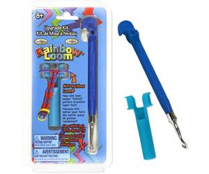 Rainbow Loom Crochet en métal Outil Kit de Mise à Niveau avec Code Anti Contrefaçon (Bleu)