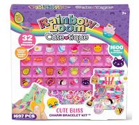 Rainbow Loom: Cute-Tique Cute Bliss Kit, Bracelet Making Kit, Kids Crafting Activity, Ages 7+