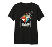 Rainbow Maker Cadeau drôle d'artiste de vitrail T-Shirt Haut de Gamme