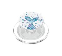Rainbow Mermaid Theme Mermaid Tail Pink Blue Mermaid Scales PopSockets PopGrip pour MagSafe