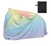 Rainbow Mix Nuages Vague Housse imperméable pour vélo avec trous de verrouillage pour intérieur et extérieur Convient à la plupart des para bicicleta imperméables