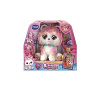 VTech - Rainbow, Mon Chiot Bobo, Peluche Interactive à Soigner, Jouer au vétérinaire