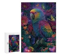 Rainbow Parrot Garden-1 Puzzle 1000 Pièces Educa Jouet en Bois Cadeau Unique Décoration Intérieure Jeu Éducatif Challenge Toy Adultes Et Enfants À Partir De 14 Ans 300 PCS