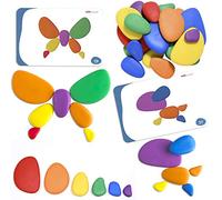 Rainbow Pebbles Arc-en-Ciel Galets empilables, 13208, Multicolore