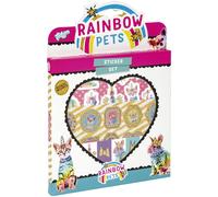 Rainbow Pets Cute Animal Stickers Set Rainbow Design Gift for Kids