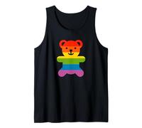 Rainbow Pride Flag Bear Gay Débardeur