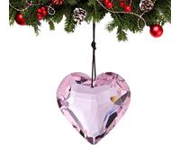Rainbow Prism Light - Pendentif décoratif en forme de cœur, en verre, pendentif décoratif | Catcher Sun pour décoration intérieure, de jardin, accessoires de patio, espaces de célébration