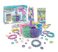 Rainbow Puff Pop Kit de fabrication de bracelets en peluche pour loisirs | Bracelets exclusifs Amazon pour bracelets d'amitié colorés. Comprend des bandes Puff Pop douces pour les enfants à partir de