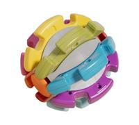 Rainbow Puzzle Ball | Jouet assorti aux couleurs éducatives | Jeu logique pour le développement du cerveau pour les tout-petits | Appuyez et déformer la balle pour les âgés de 3 à 6 ans pour