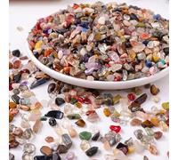 Rainbow Raw Stone - Decorative Natural Rough Crystals, Multi-Colored Rocks with Authentic Earth Textures, Healing Meditation Stones, Healing Energy Specimens, Desktop Accent for Home Decoration