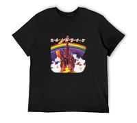 Rainbow Ritchie Blackmore's Rainbow First Album Men T-Shirt Black Unisex Tops Casual Tee XL