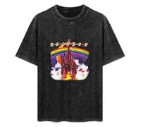 Rainbow Ritchie Blackmore's Rainbow First Album Vintage Short Sleeve Men Women T-Shirts Washed Cotton Size XL
