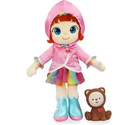 Rainbow Ruby - Licence Mini Univers - Ma Première Poupée - Poupée Ruby en Tissu avec Figurine Choco - Jouet