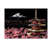 Rainbow-scrattch - Blocs De Gribouillage De Monuments De La Ville, Papier D'art À Gratter, Feuille De Dessin Créative, Activité Artisanale De Fête, Surfaces De Dessin Artistique | Kit De Révélation De