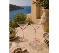 Rainbow - Set De 2 Verres À Martini - Verre - Violet/Rouge