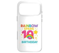 Rainbow Shine Ten Birthday Coque pour iPhone 17 Pro Max