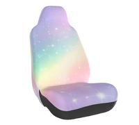 Rainbow Sky Housse de siège de voiture élastique Galaxy Star Protection universelle pour berline, SUV, camion
