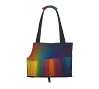 Rainbow Sky Sac à bandoulière pour animal de compagnie Design pliable Petit sac de voyage pour chat et chien