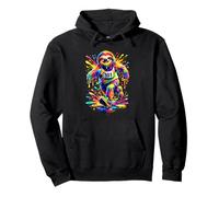 Rainbow Sloth Running Color Run Marathon Sweat à Capuche