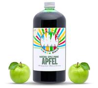 Rainbow Slush Sirop sans AZO | Bouteille de 1 l | Concentré pour machine à glace, machines à glace, machines à glace, boissons 1:5 à 1:20 (pomme)