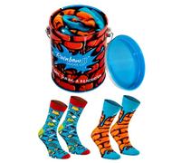 Rainbow Socks - Femme Homme Boîte de peinture de chaussettes 2 paires - Taille 36-40