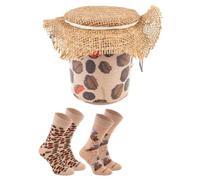 Rainbow Socks - Femme Homme - Cafe dans un Pot Chaussettes Fantaisies - 2 Paires - Grains de Cafe Moulin a Cafe - Taille 41-46