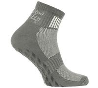 Rainbow Socks - Femme Homme Chaussettes Antidérapantes de Sport en Coton - 1 Paire - Gris - Taille 39-41