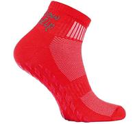 Rainbow Socks - Femme Homme Chaussettes Antidérapantes de Sport en Coton - 1 Paire - Rojo - Taille 44-46