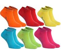Rainbow Socks - Femme Homme Chaussettes Courtes en Coton