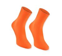 Rainbow Socks - Femme Homme Chaussettes Diabetiques Sans Élastique en Coton - 1 Paire - Jaune- Taille 42-43